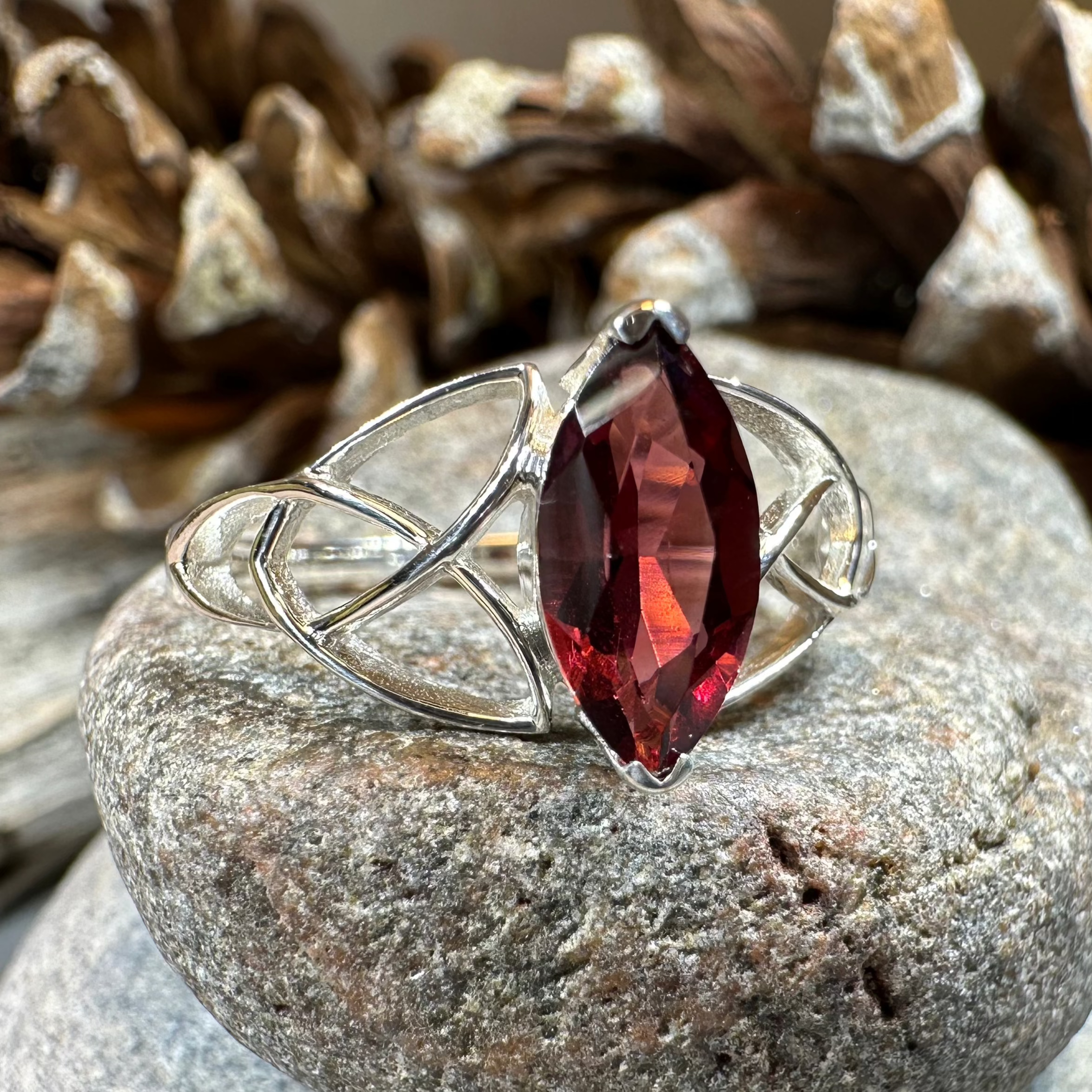 Millicent Celtic Trinity Knot Ring