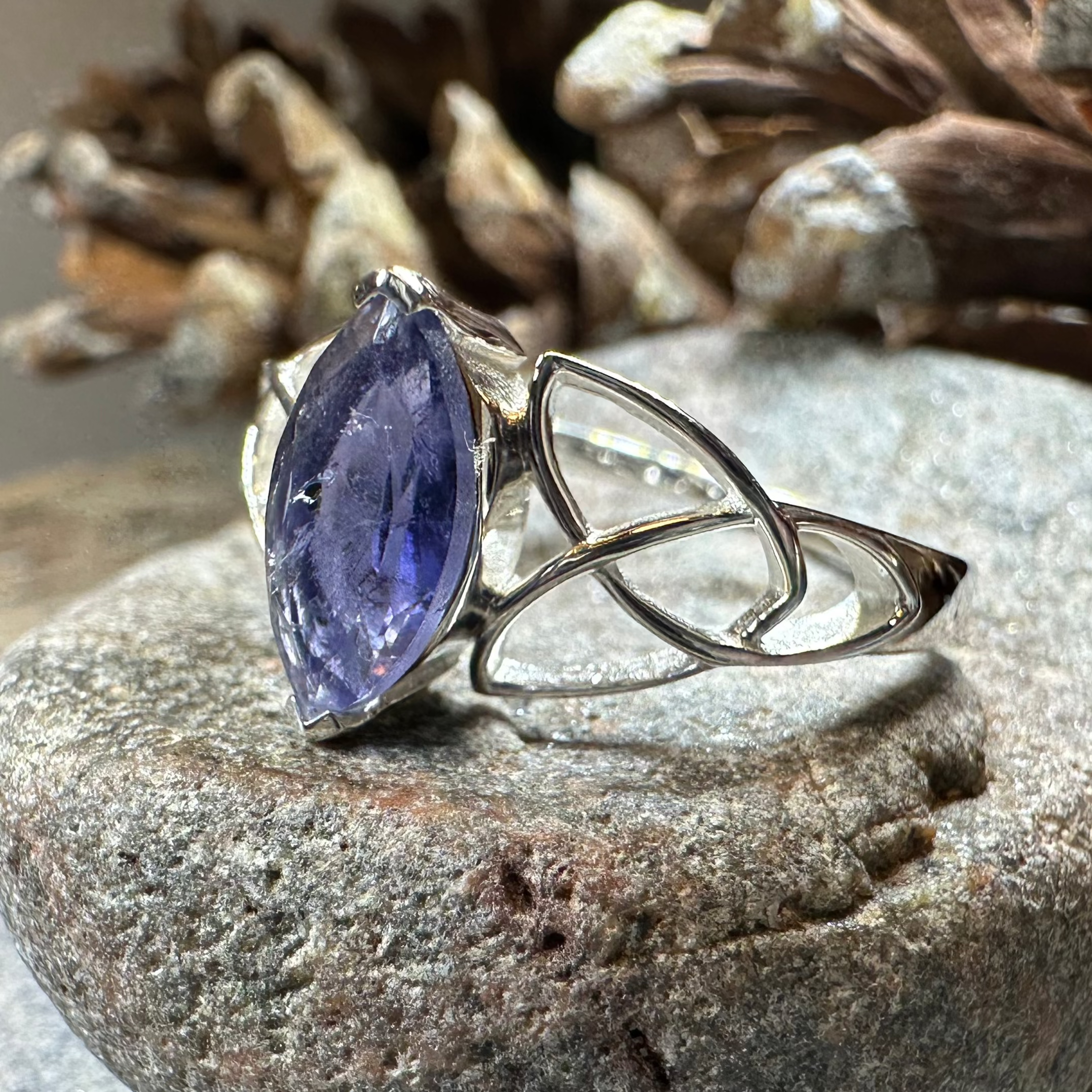 Millicent Celtic Trinity Knot Ring