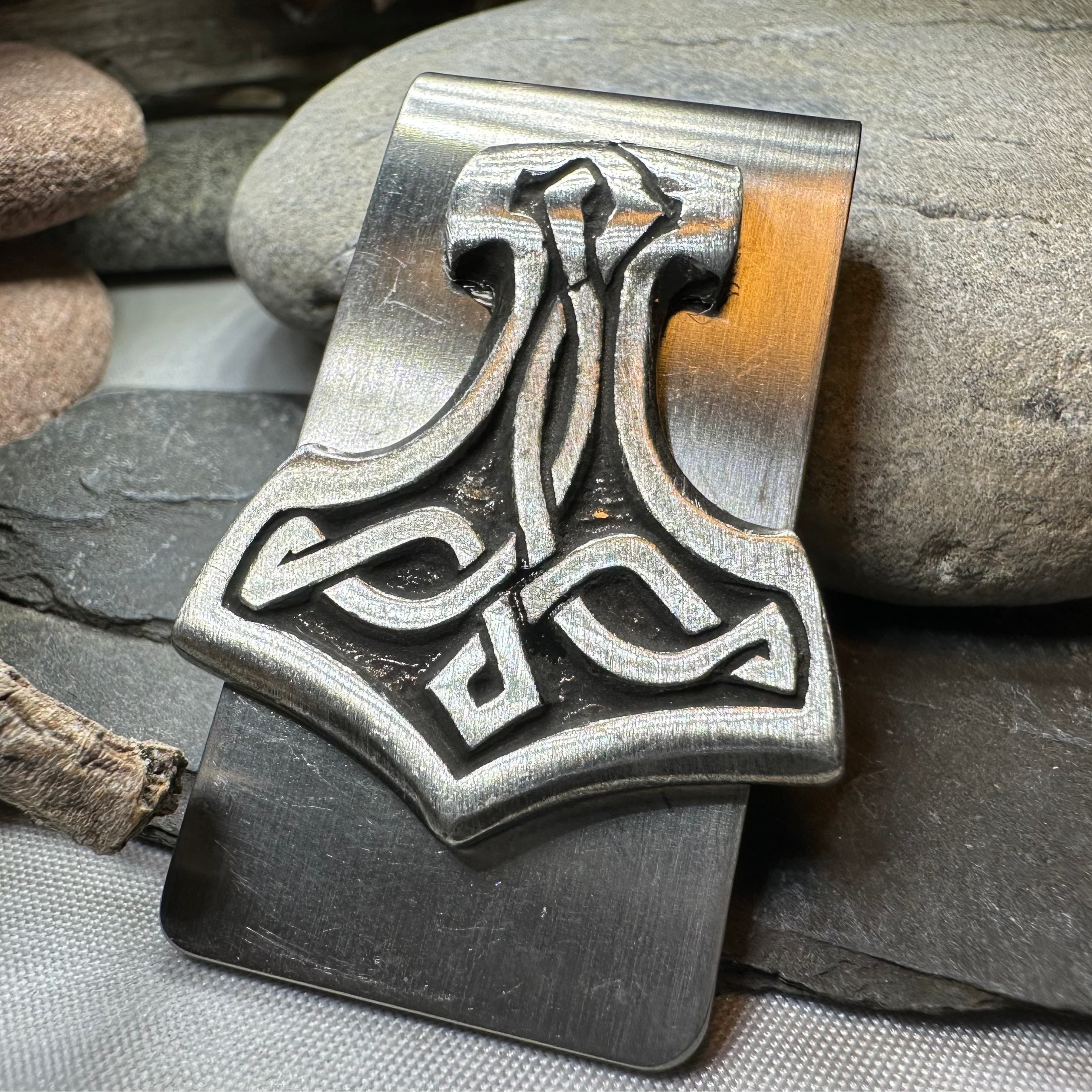 Thor's Hammer Money Clip