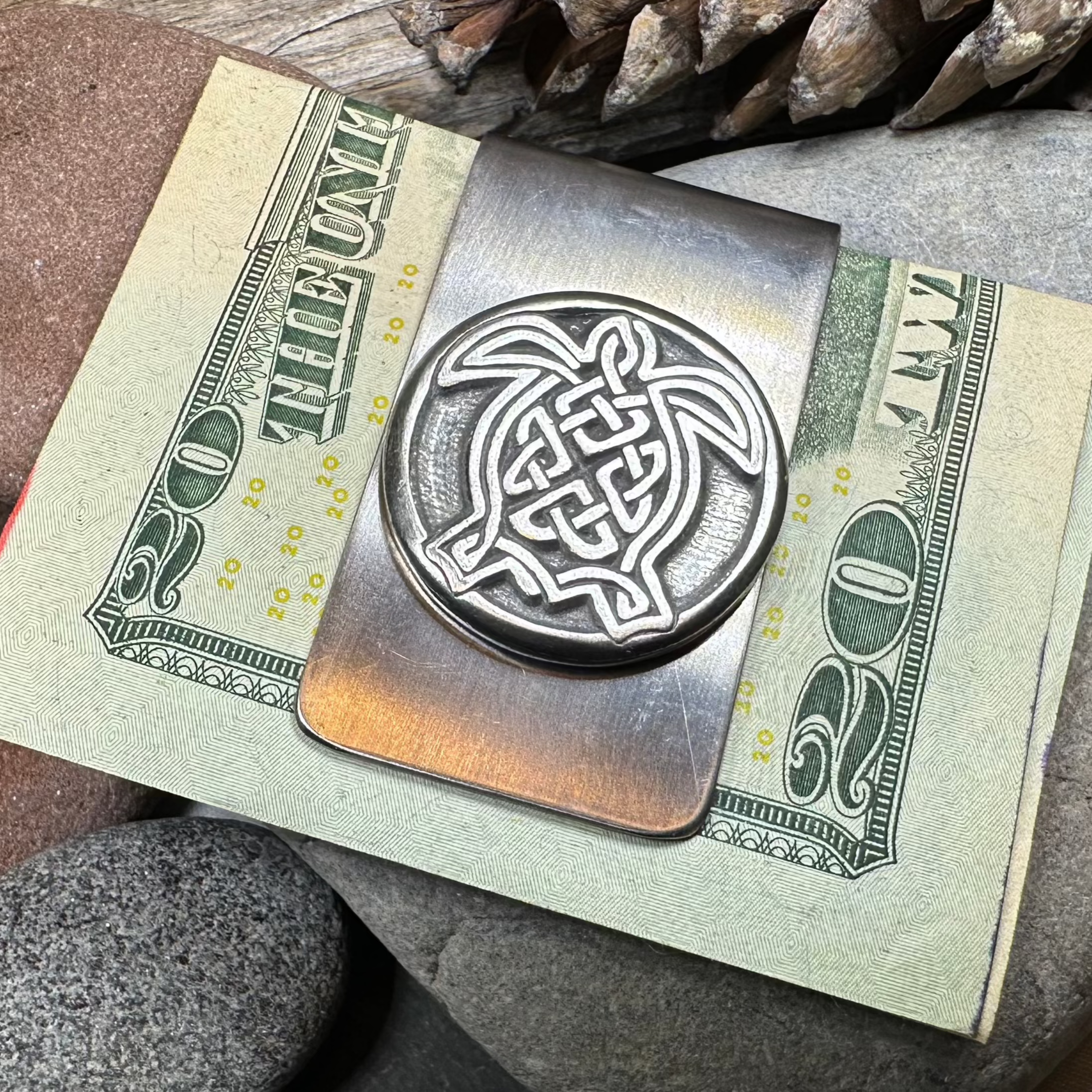 Celtic Turtle Money Clip