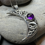Sabrina Triple Moon Necklace