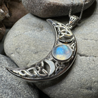 Sabrina Triple Moon Necklace