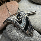 Birget Celtic Raven Necklace