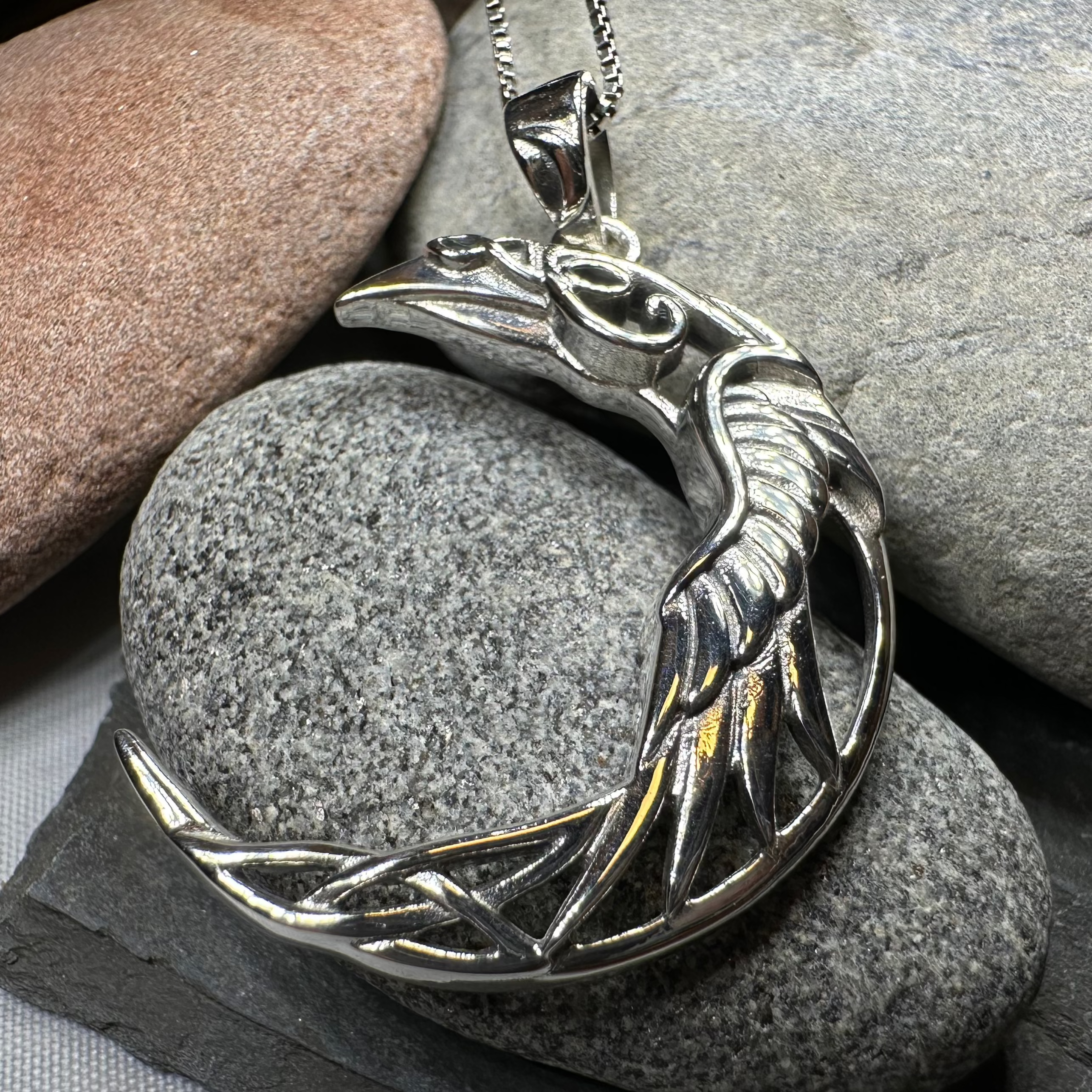 Raven Moon Necklace