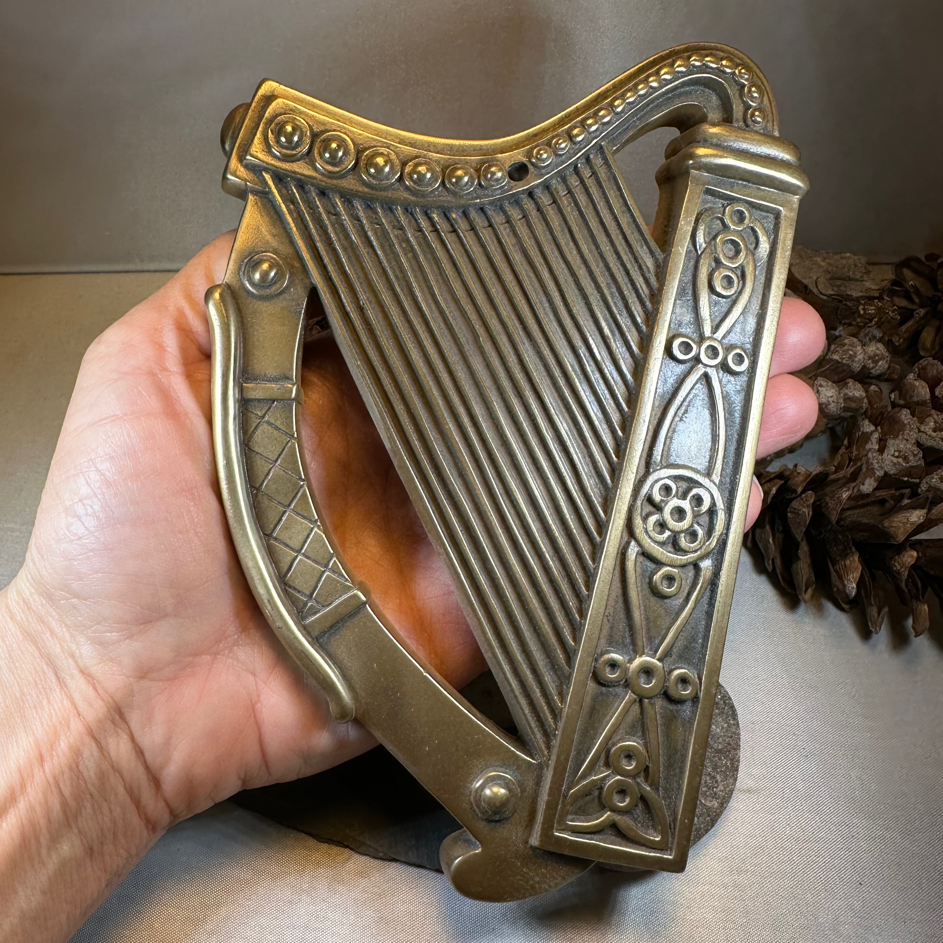 Celtic Harp Wall Plaque