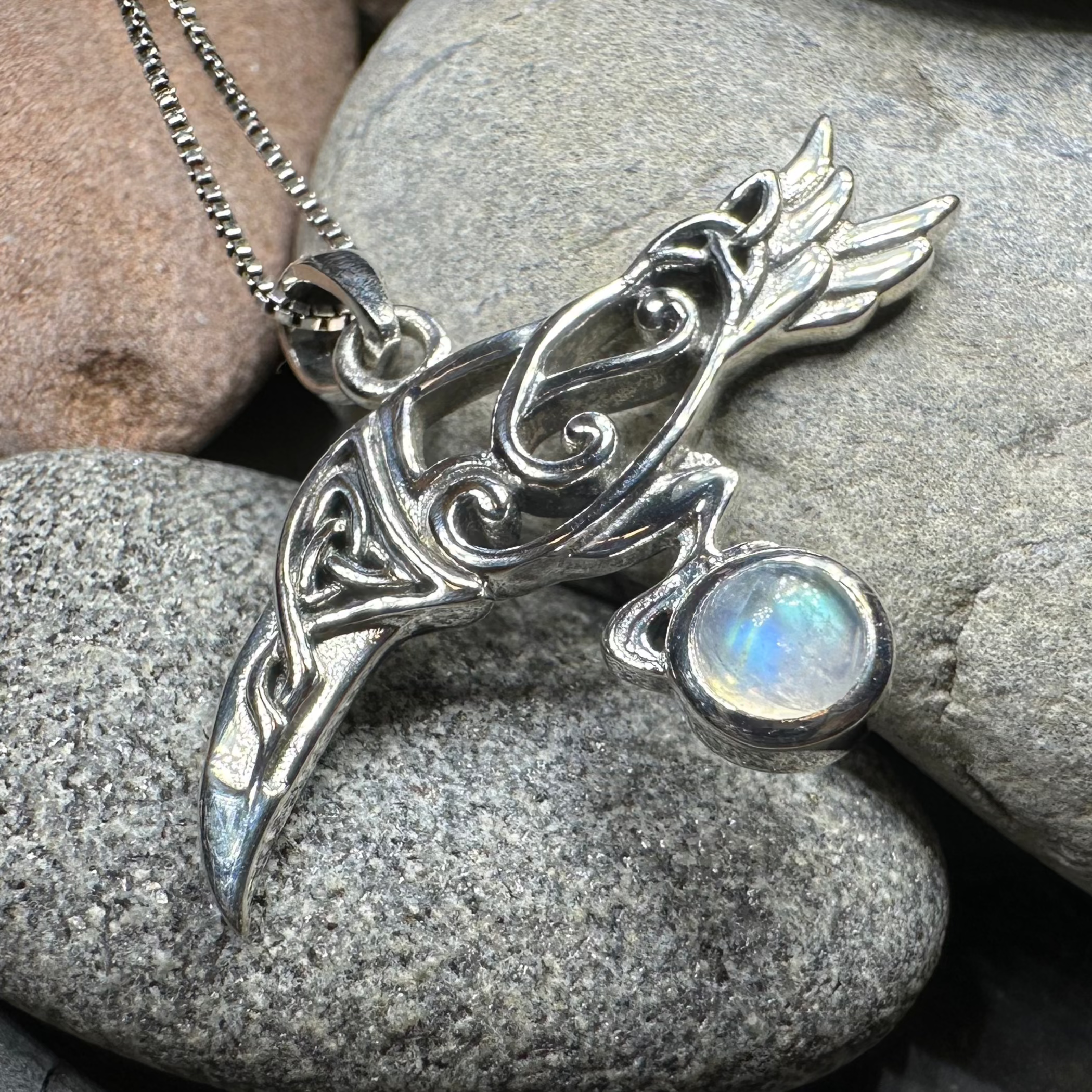 Celtic Raven Necklace