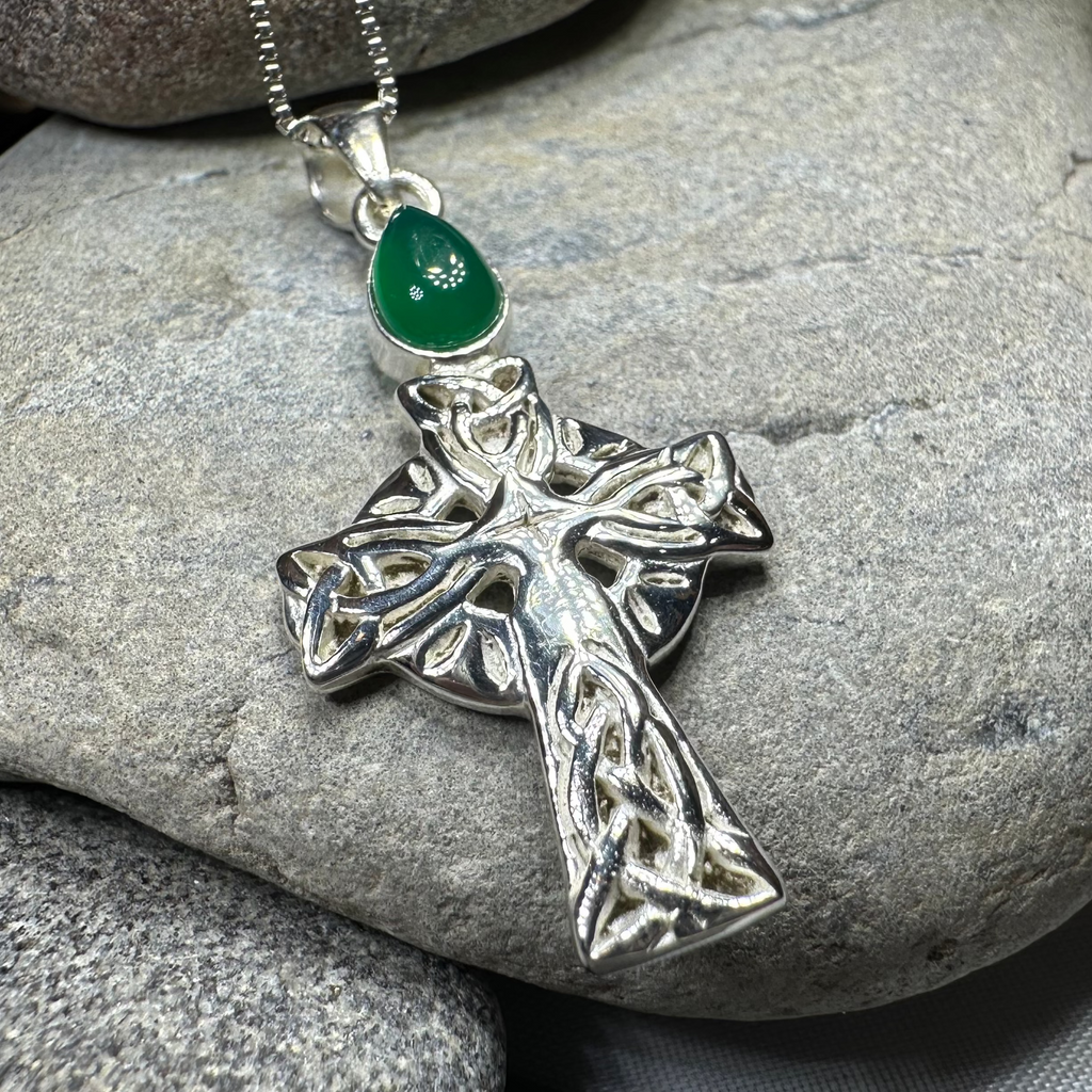 Eternal Light Celtic Cross Necklace