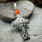 Eternal Light Celtic Cross Necklace