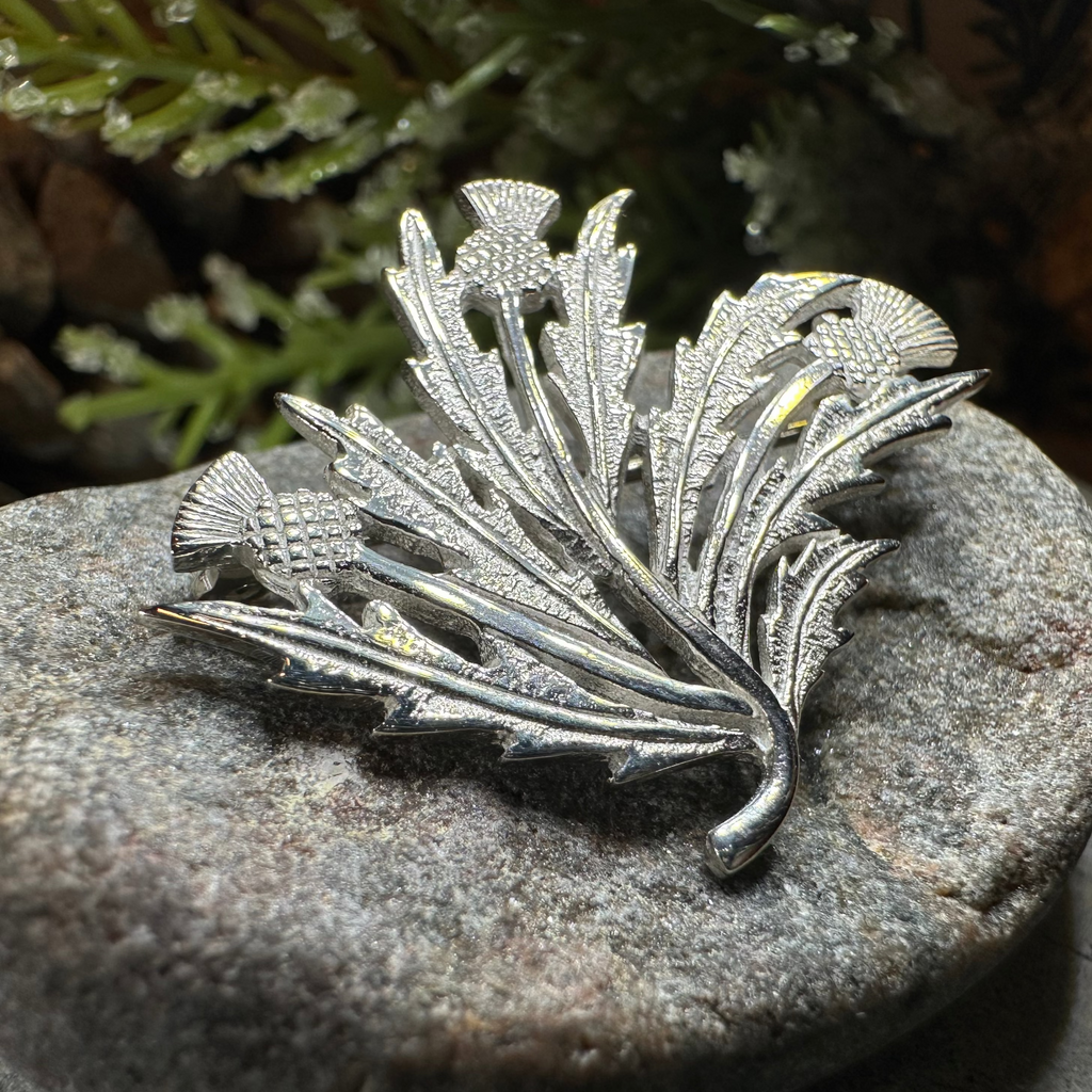 Larysa Scottish Thistle Brooch