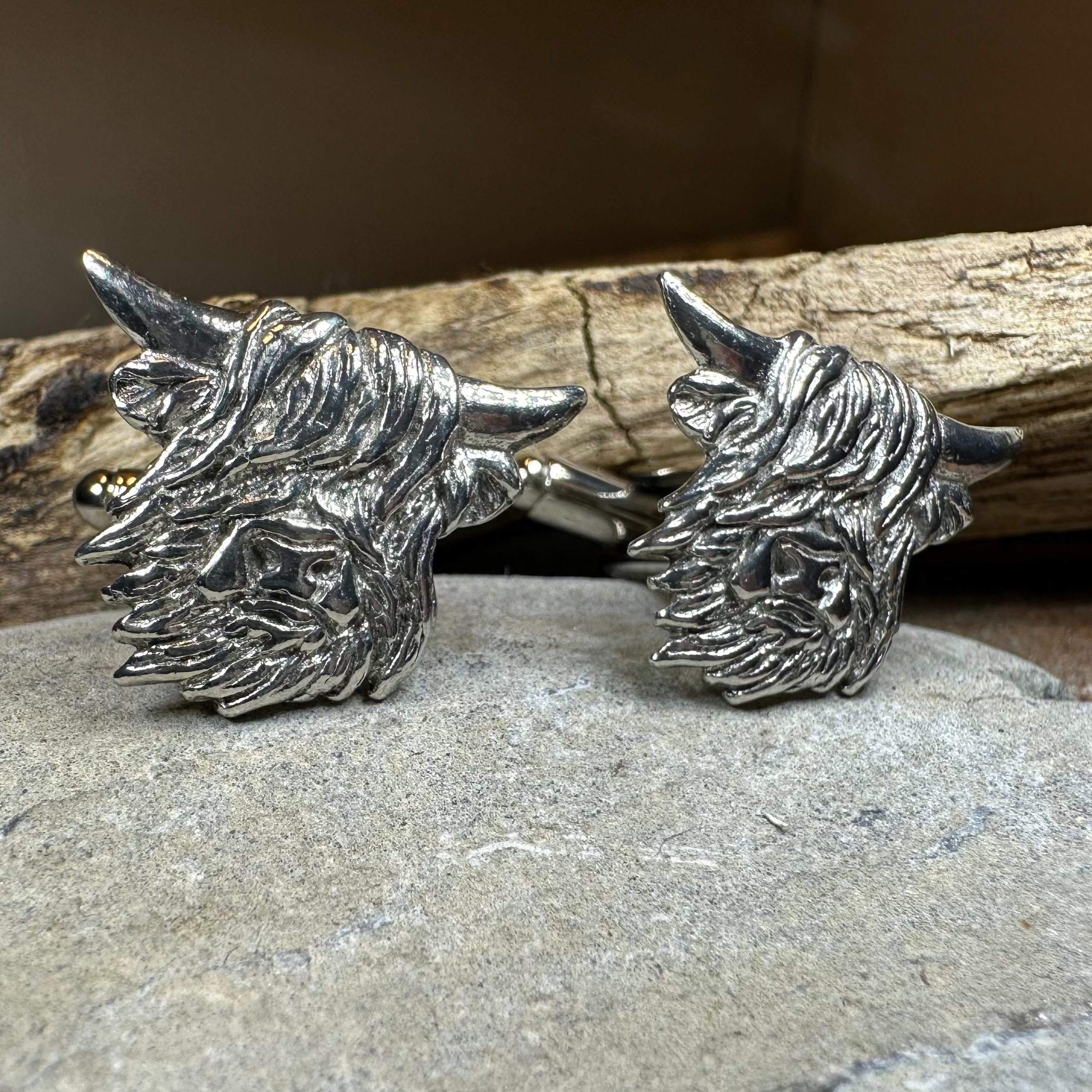 Scottish Highland Cow Cuff Links