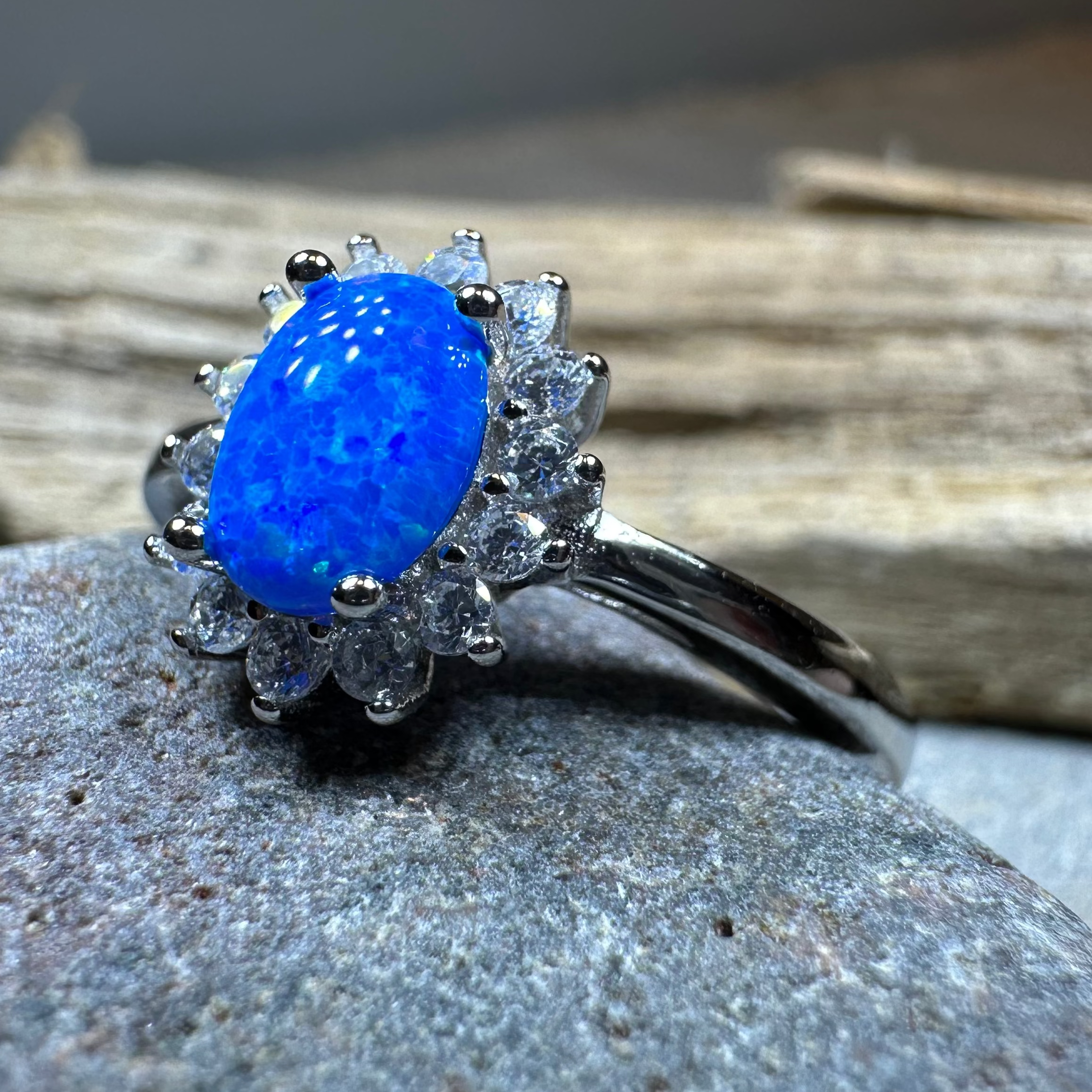 Leanni Opal Celtic Ring