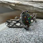 Astrid Celtic Fire Opal Ring