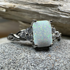 Minerva Opal Celtic Ring