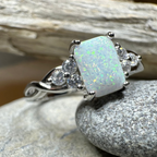 Minerva Opal Celtic Ring