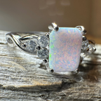 Minerva Opal Celtic Ring