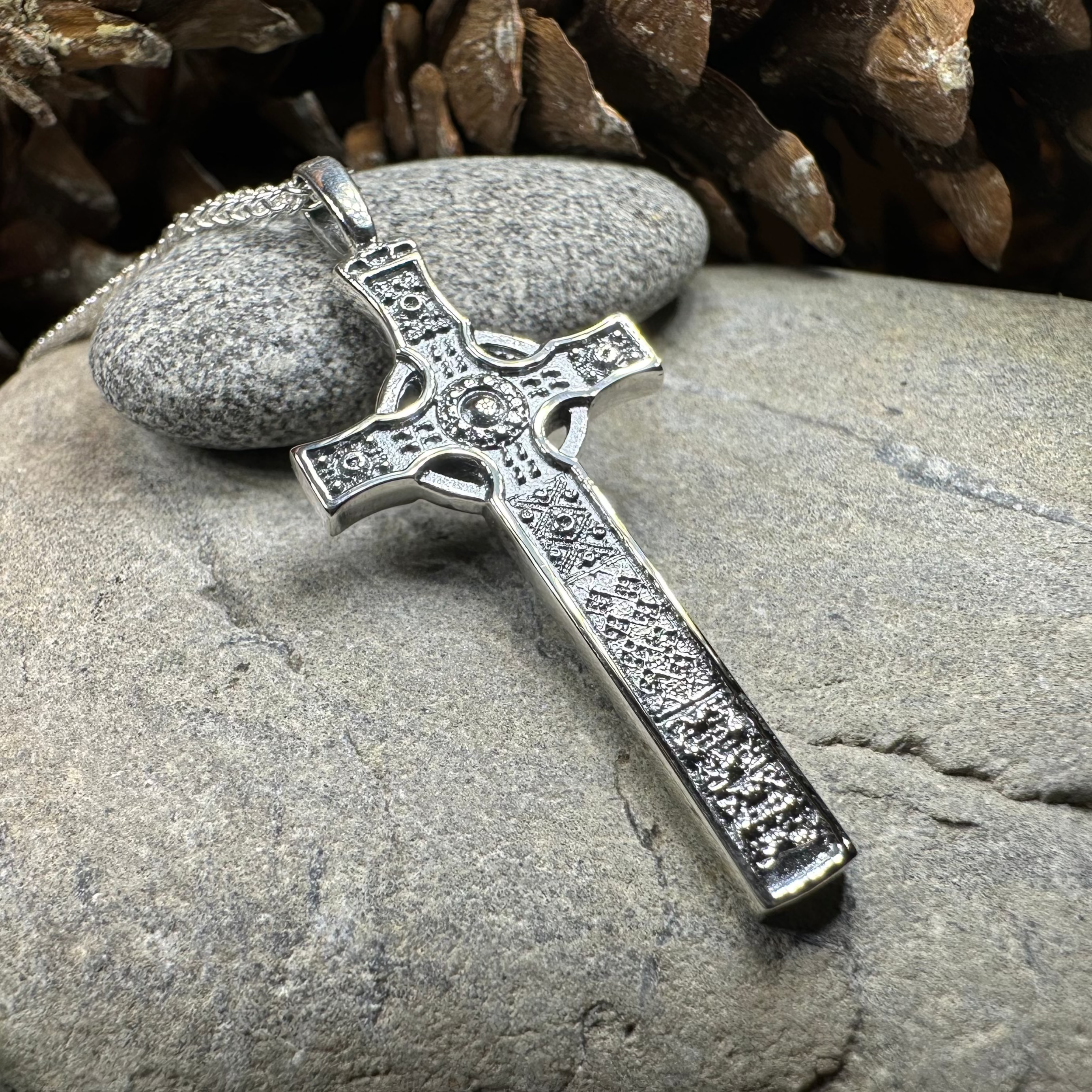 Saint John's Celtic Cross Necklace