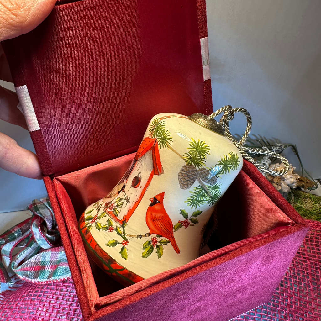 Scottish Home Tweet Home Cardinals Ornament