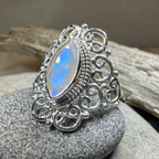 Orenda Celtic Spiral Moonstone Ring