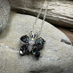 Mystic Topaz Butterfly Necklace