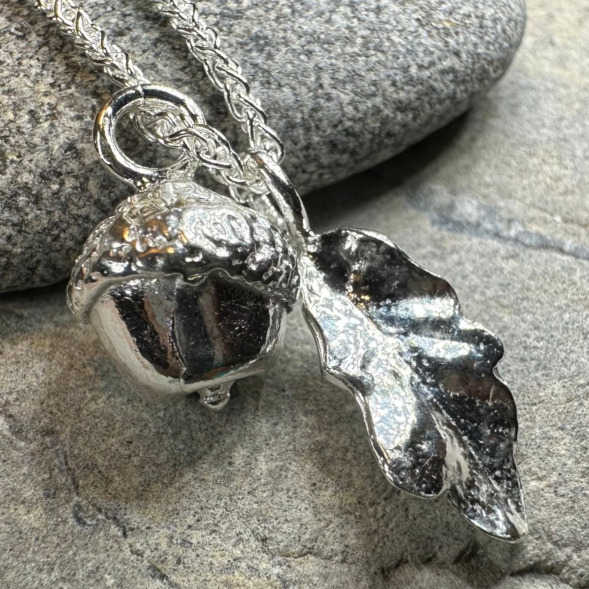 Oak Leaf & Acorn Necklace