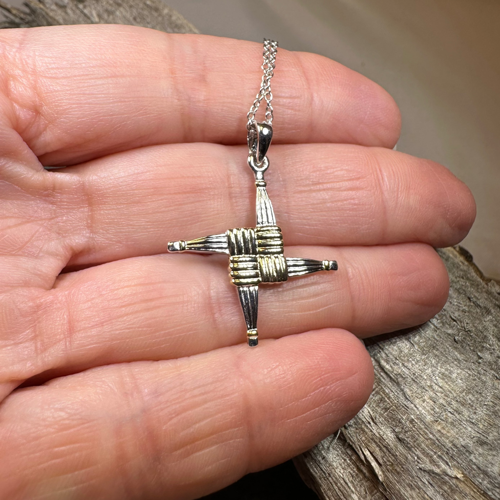 Saint Brigid Cross Necklace