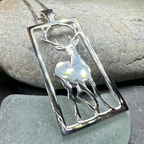 Serene Beauty of the Stag Necklace