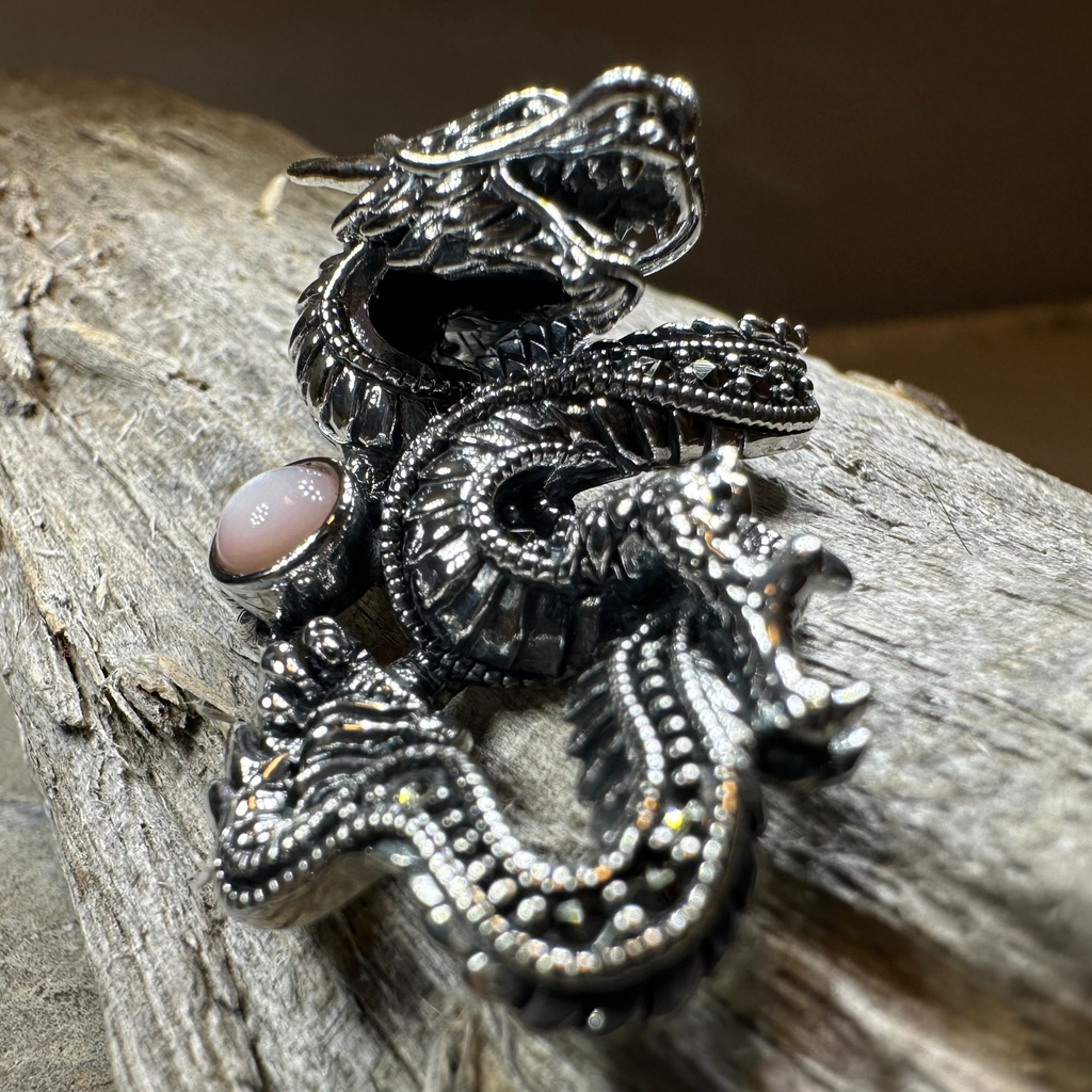 Celtic Rising Dragon Necklace