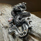 Celtic Rising Dragon Necklace