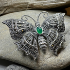 Marcasite Butterfly Brooch