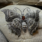 Marcasite Butterfly Brooch
