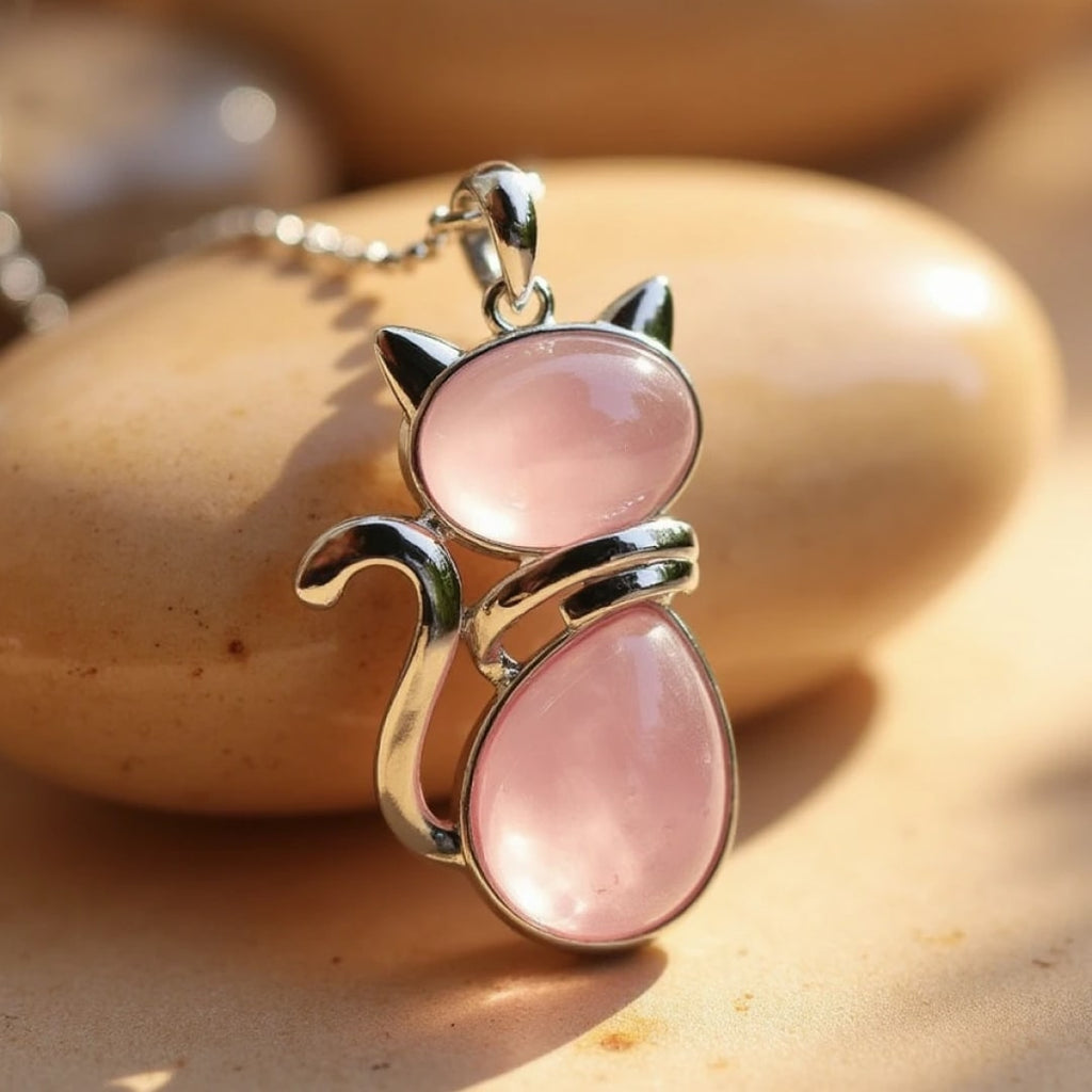 Timeless Cat Stone Necklace
