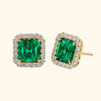 Exclusive Emerald Blossom Earrings