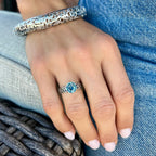 Lace & Lagoon Ring