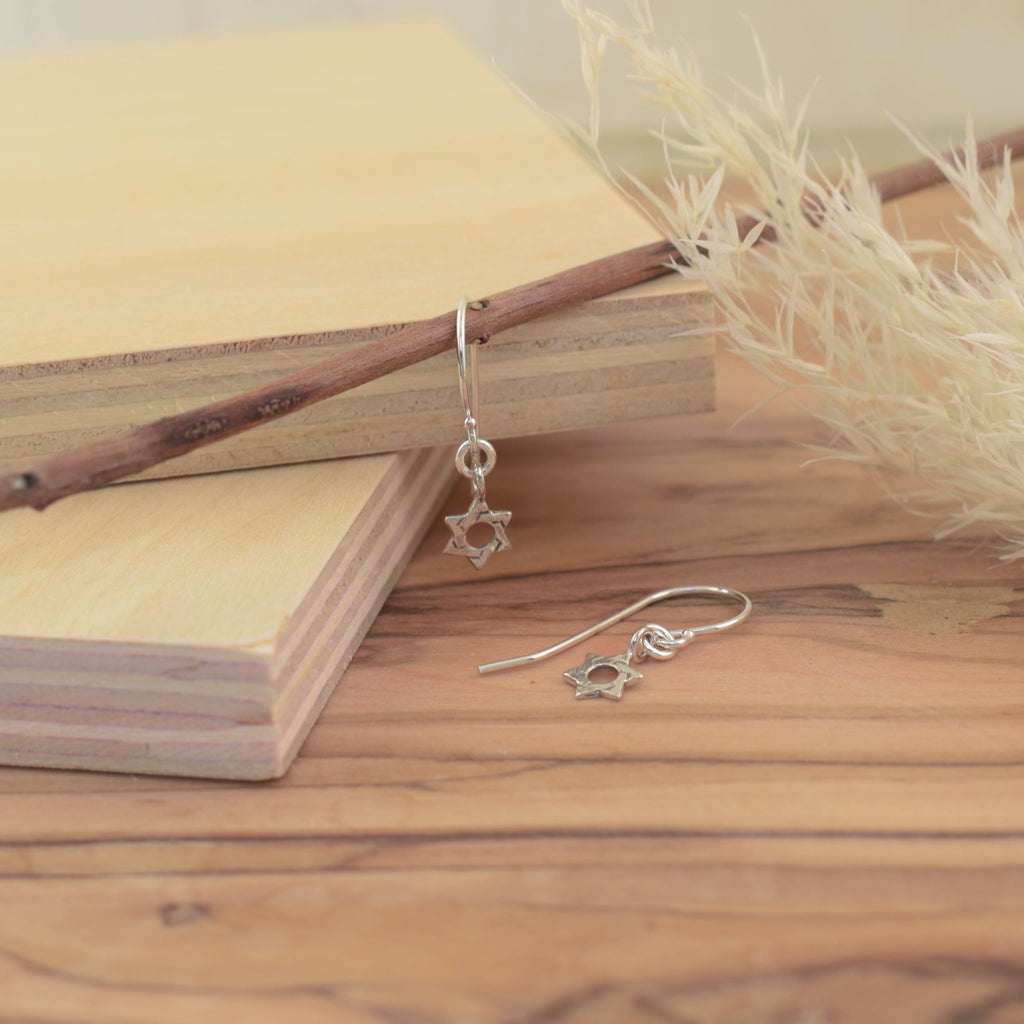 Lit'l Star of David Earrings