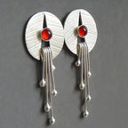 Radiance - Red Stone Earrings