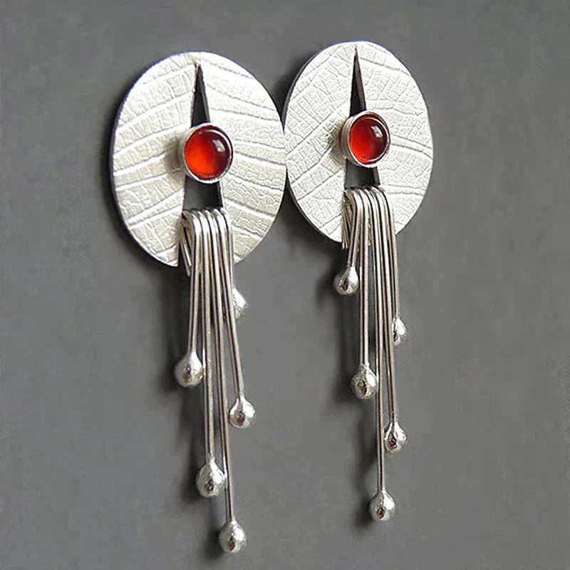 Radiance - Red Stone Earrings