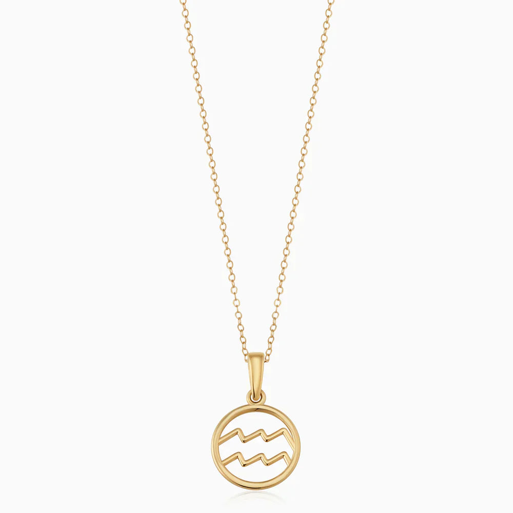 Gold Zodiac Sign Necklace