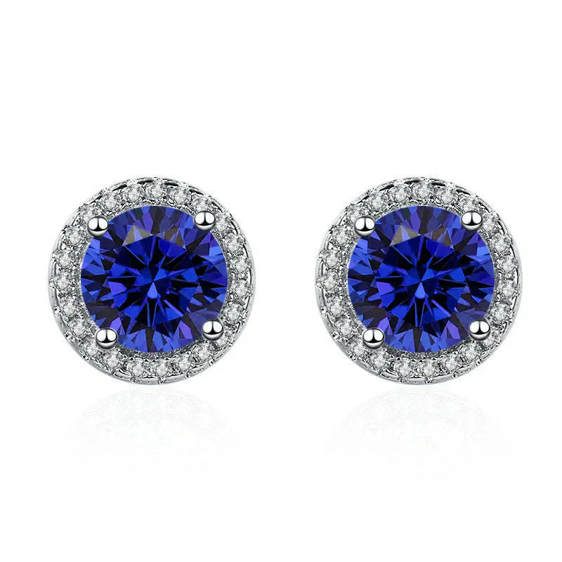 Celestial Elegance Blue Earrings