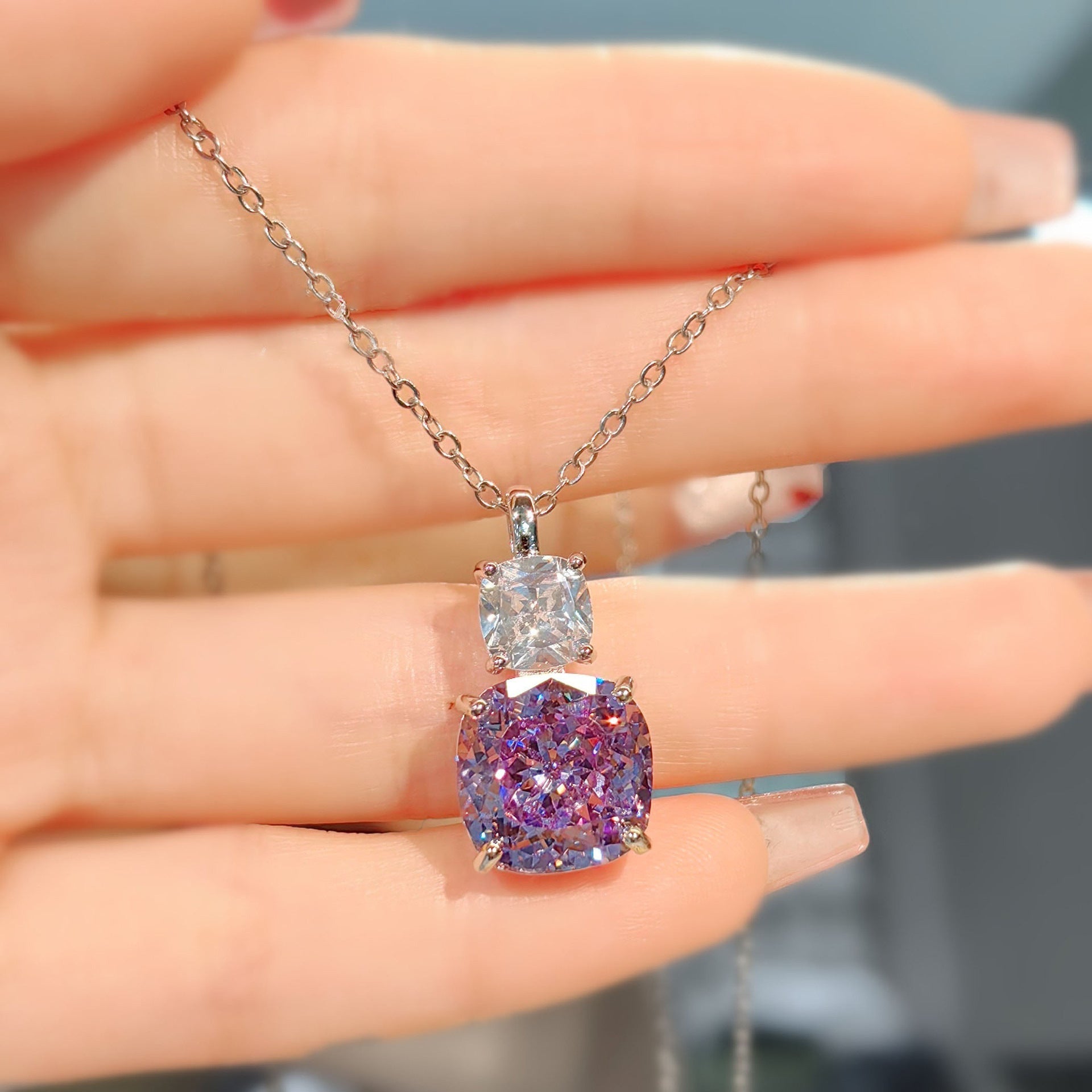 Adeline Violetta Set | White Gold