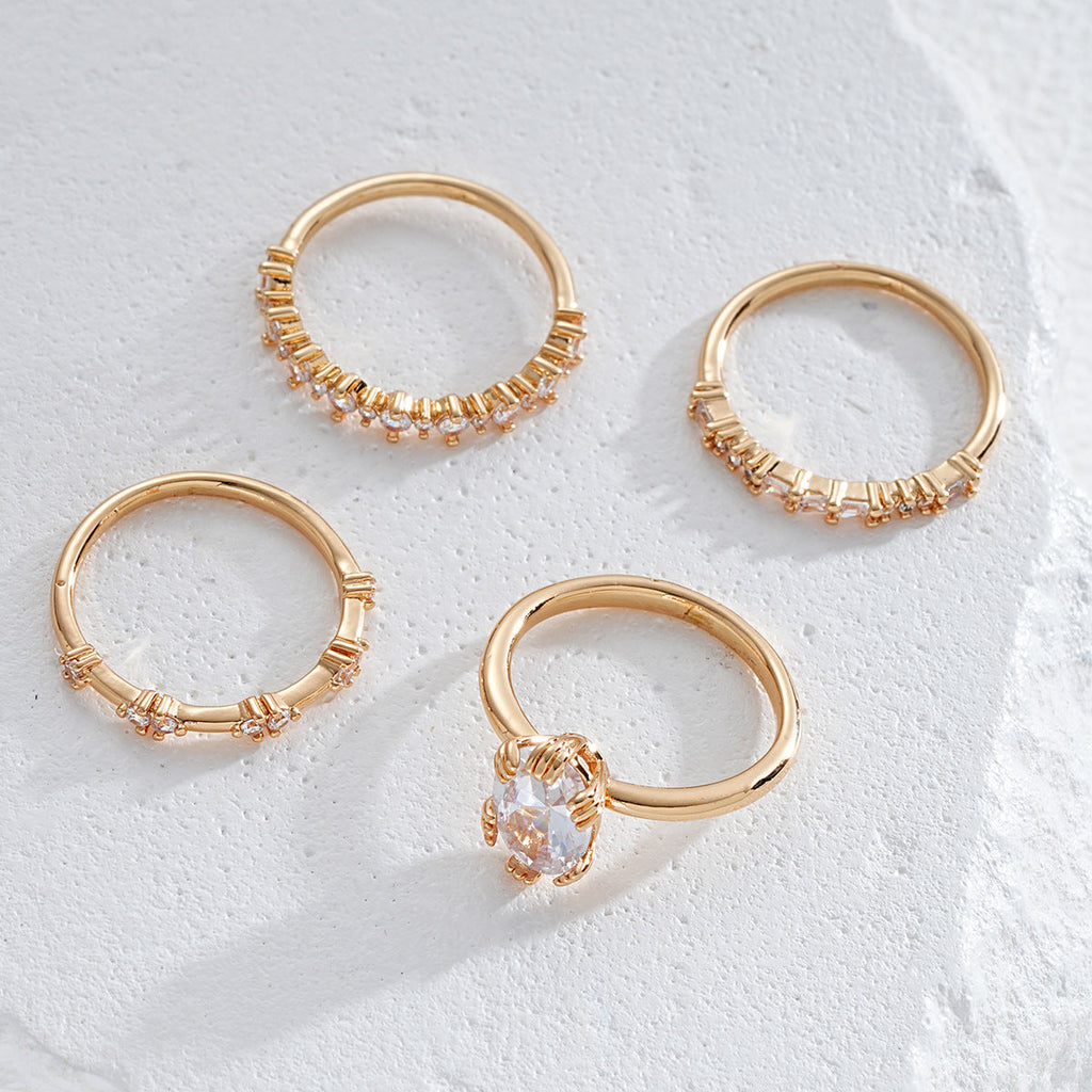 Solène Viremont Ring Set | Gold