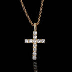 Cross necklace | White Gold