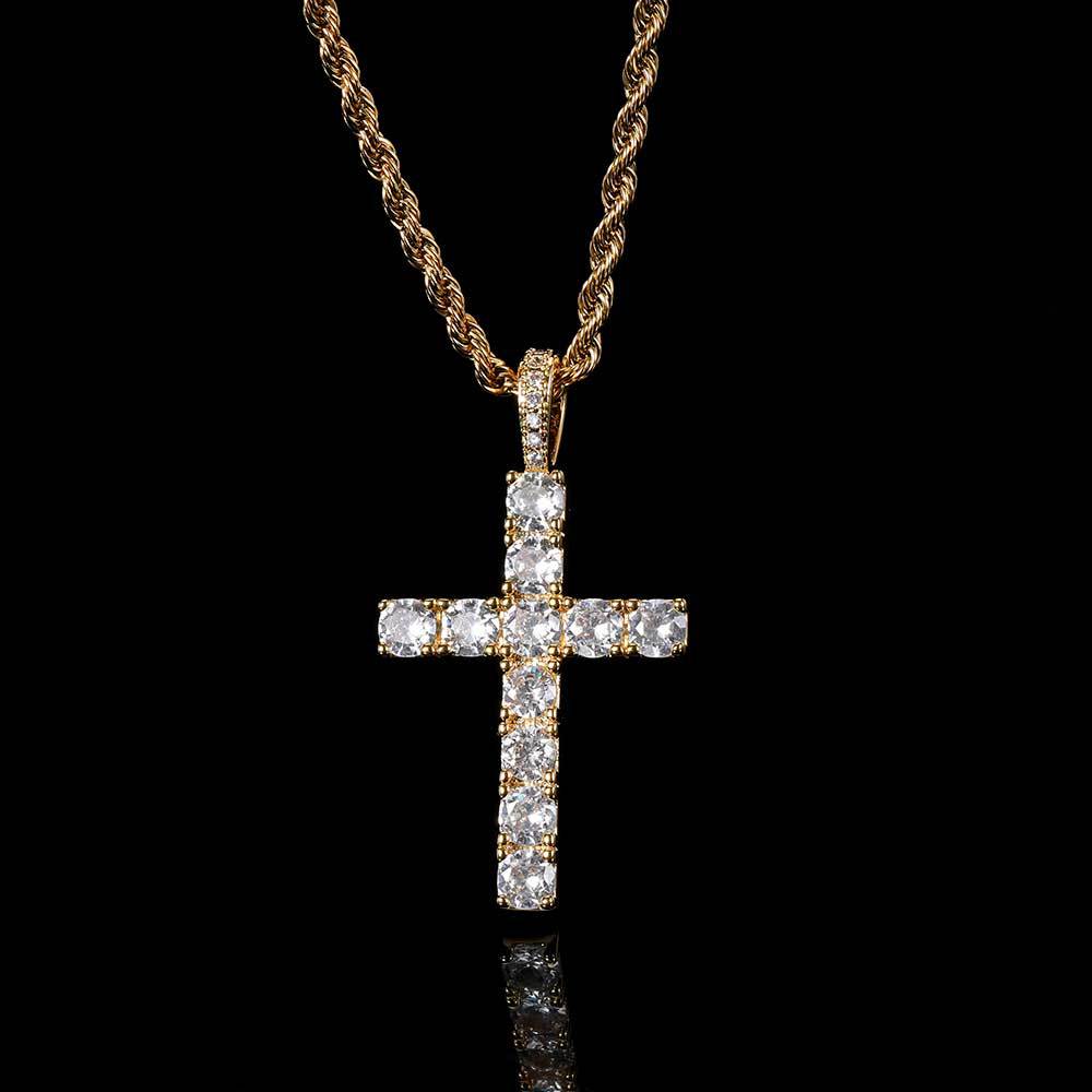 Elegant Gold Cross Necklace