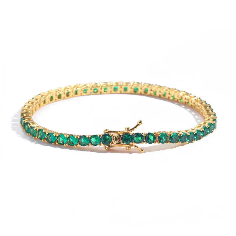 Emerald Luxe Gold Bracelet