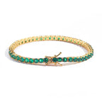 Emerald Luxe Gold Bracelet