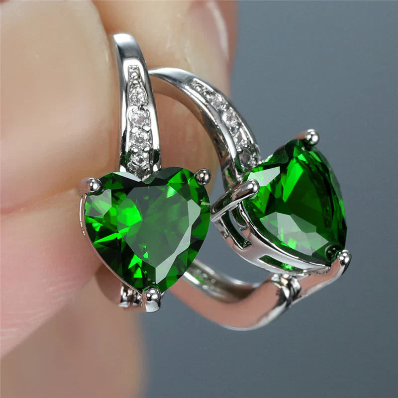 Celestial Green Elegance Earrings