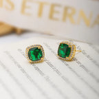 Calista Green Elegance Earrings