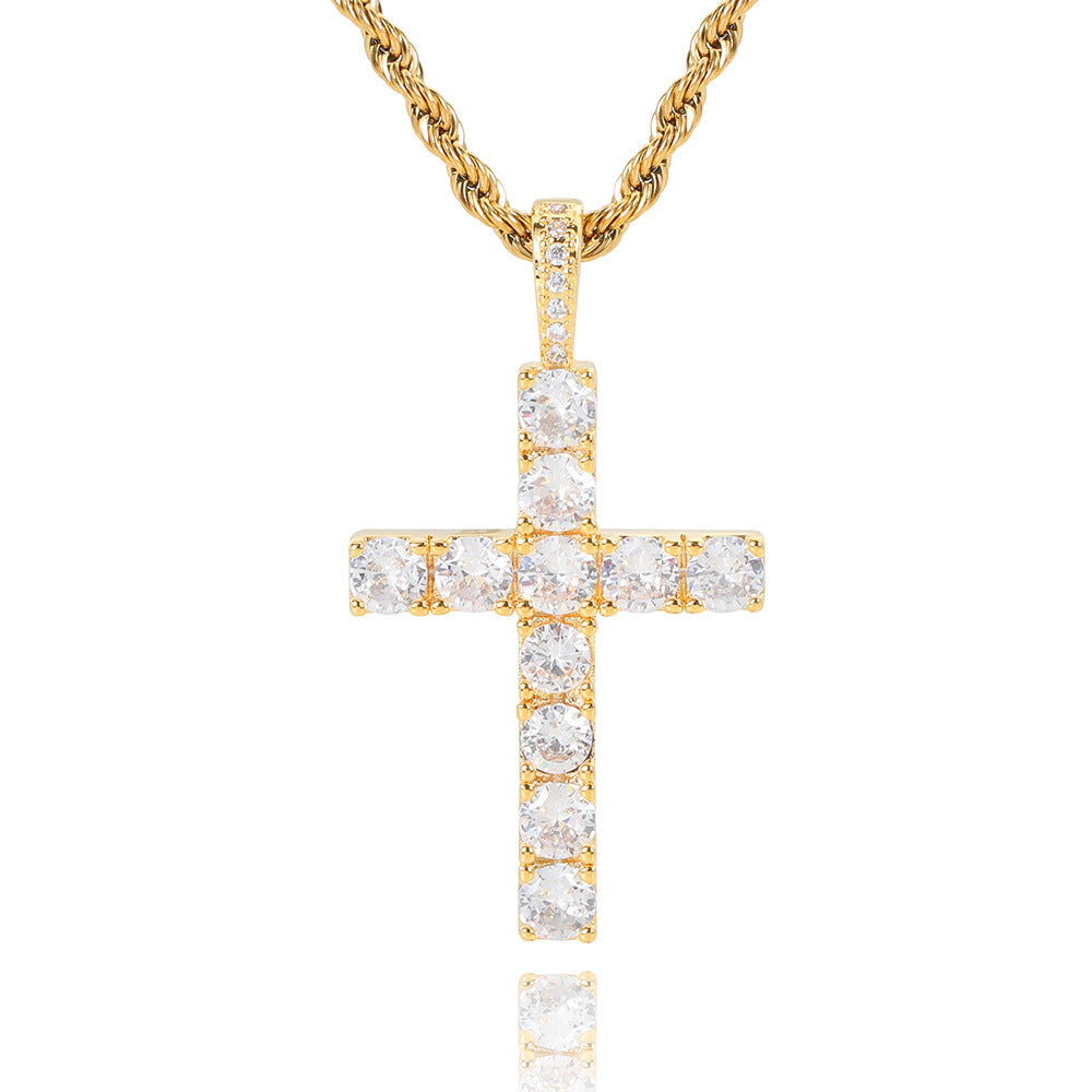 Elegant Gold Cross Necklace