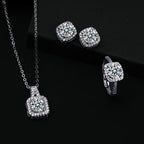 Elena Crystal Set | White Gold