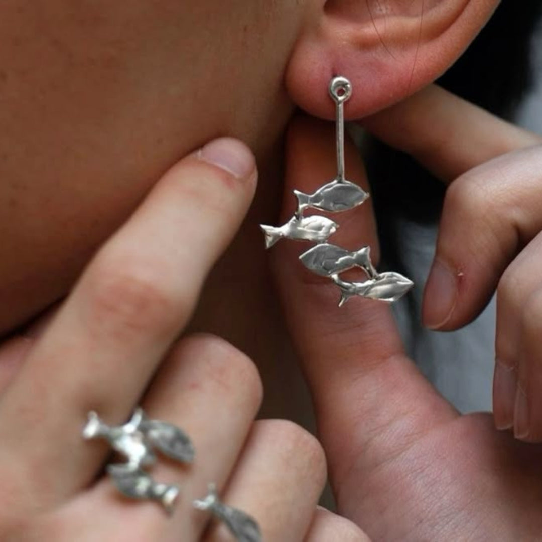 Dangling Fishes Earrings