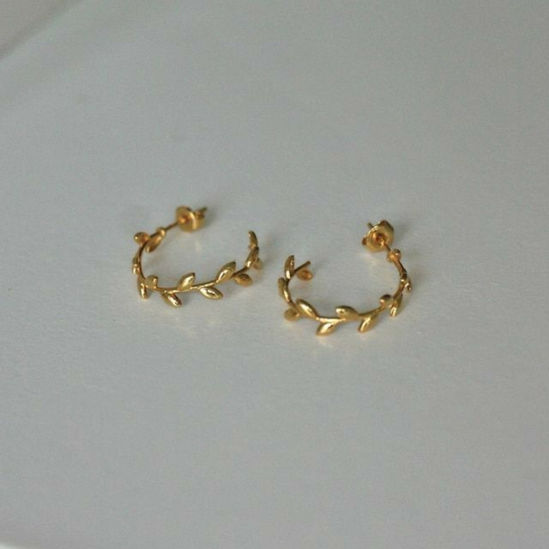 Fine Gold Hoop Earrings